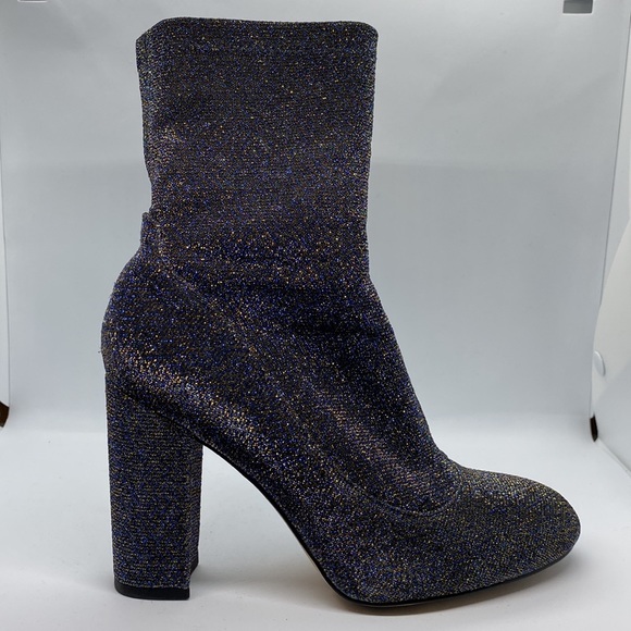 Sam Edelman Calexa Glitter Sock Bootie Size 6.5 - Picture 5 of 10